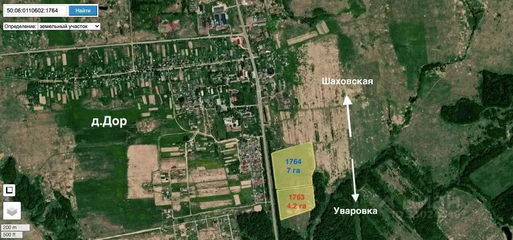 Участок в Московская область, Шаховская муниципальный округ, д. Дор  ... - Фото 2