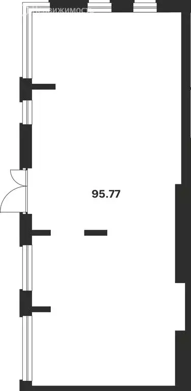 Помещение свободного назначения (95.77 м) - Фото 1