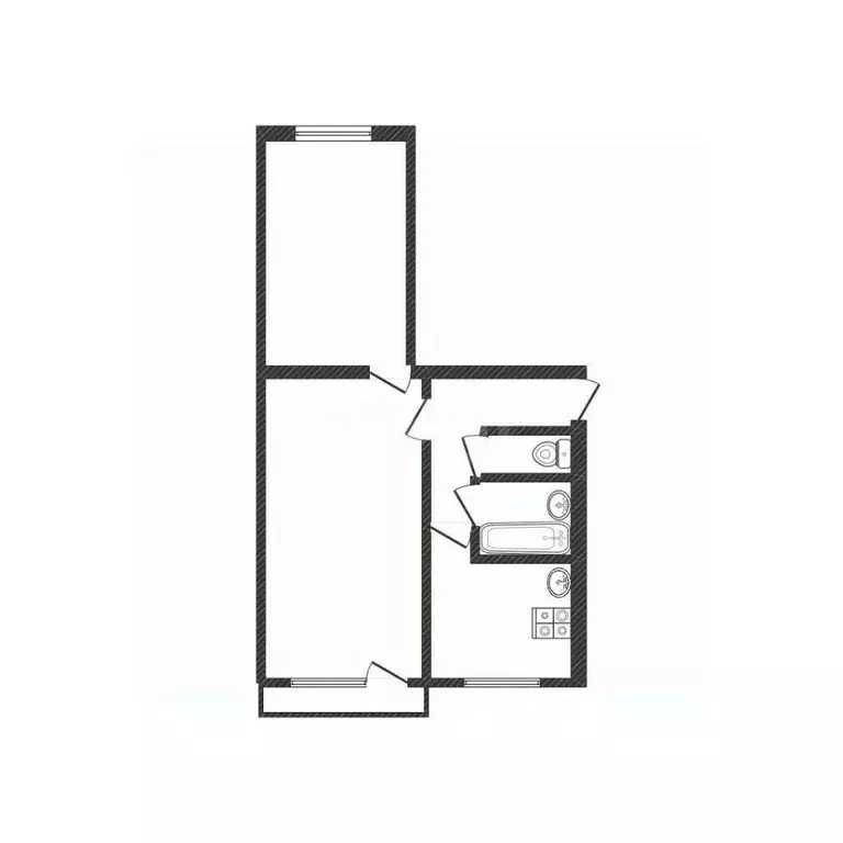 2-к кв. Смоленская область, Ярцево Школьный пер., 10 (44.0 м) - Фото 2
