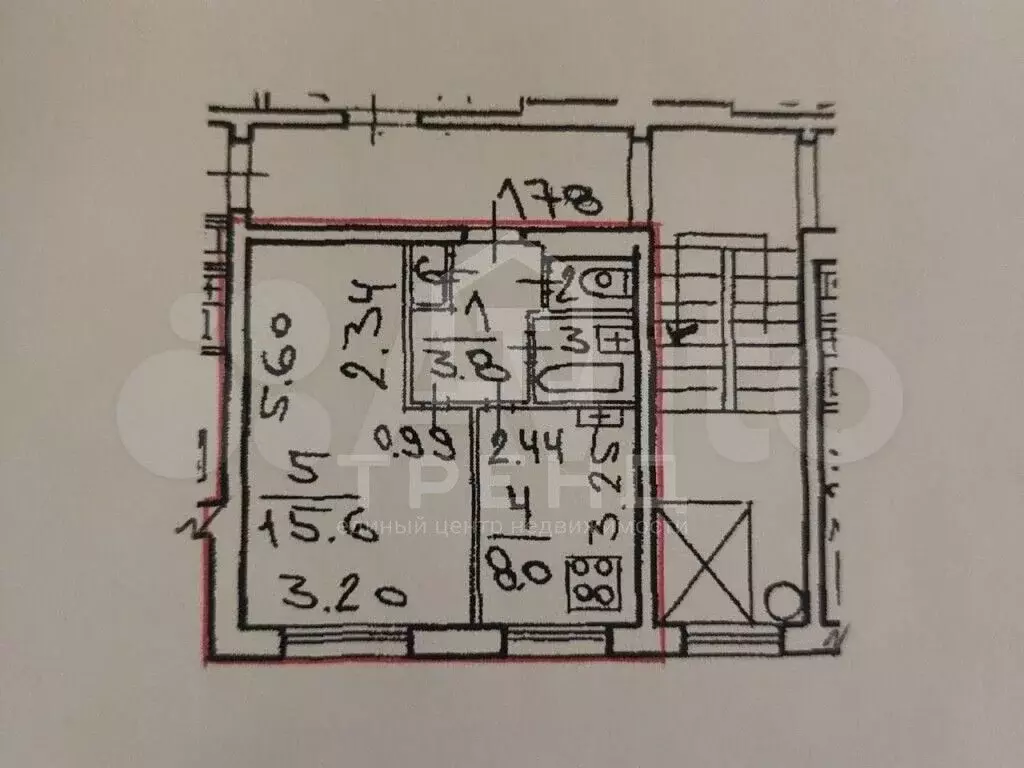 1-к. квартира, 31 м, 4/9 эт. - Фото 0