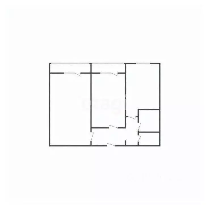 2-к кв. Курская область, Курск ул. Энгельса, 115/4 (62.1 м) - Фото 2