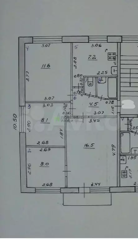 4-к. квартира, 59 м, 5/5 эт. - Фото 0