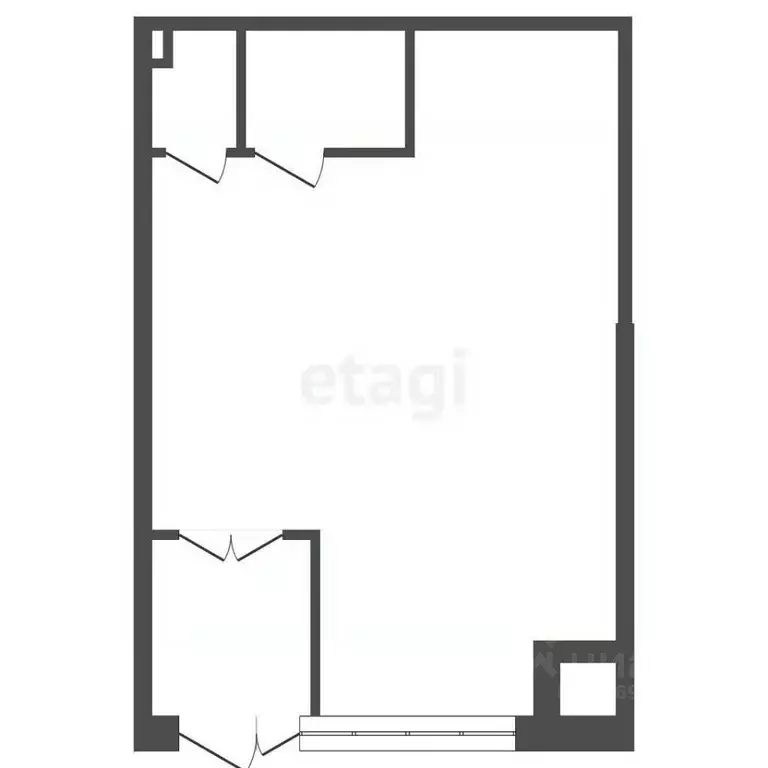 Студия Москва Новогиреевская ул., 5Ак2 (81.9 м) - Фото 1