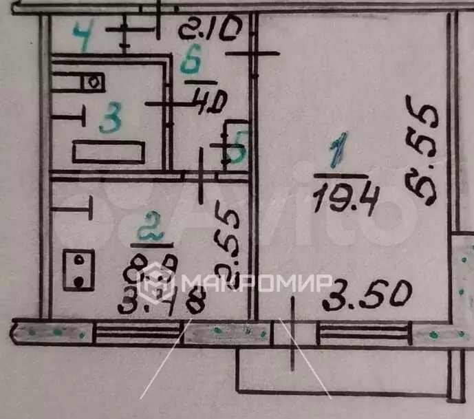 Аукцион: 1-к. квартира, 37,3 м, 1/10 эт. - Фото 0