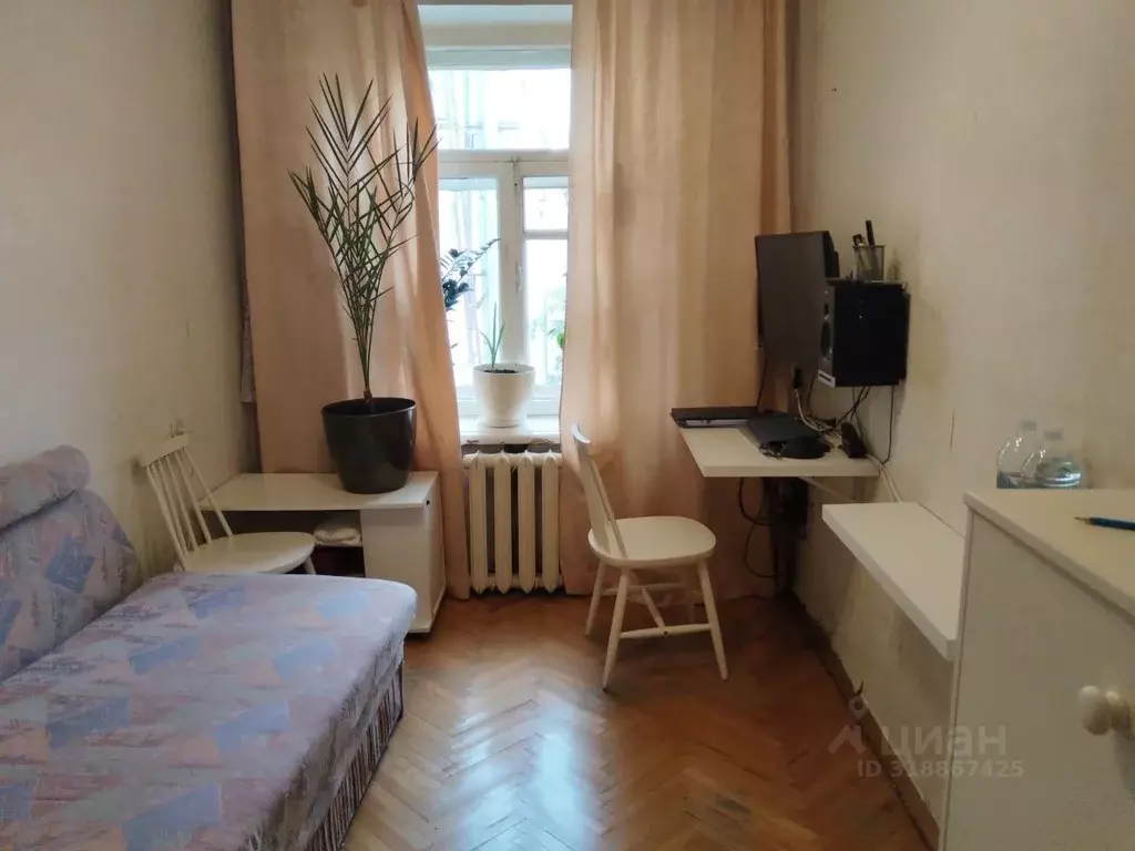 Комната Москва Зубовский бул., 29 (10.5 м) - Фото 0