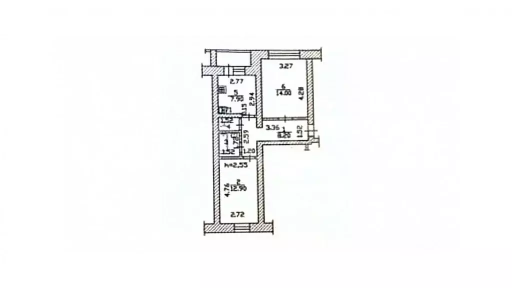 2-к кв. чувашия, чебоксары ул. богдана хмельницкого, 119 (49.3 м) - Фото 1