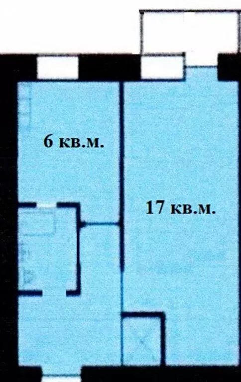 1-комнатная квартира: Липецк, улица Гагарина, 43 (30 м) - Фото 2