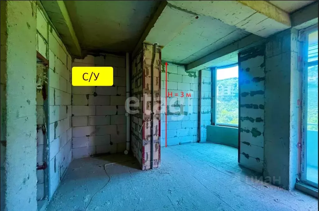 Студия Крым, Ялта муниципальный округ, Ливадия пгт ул. Виноградная, 1Д ... - Фото 2