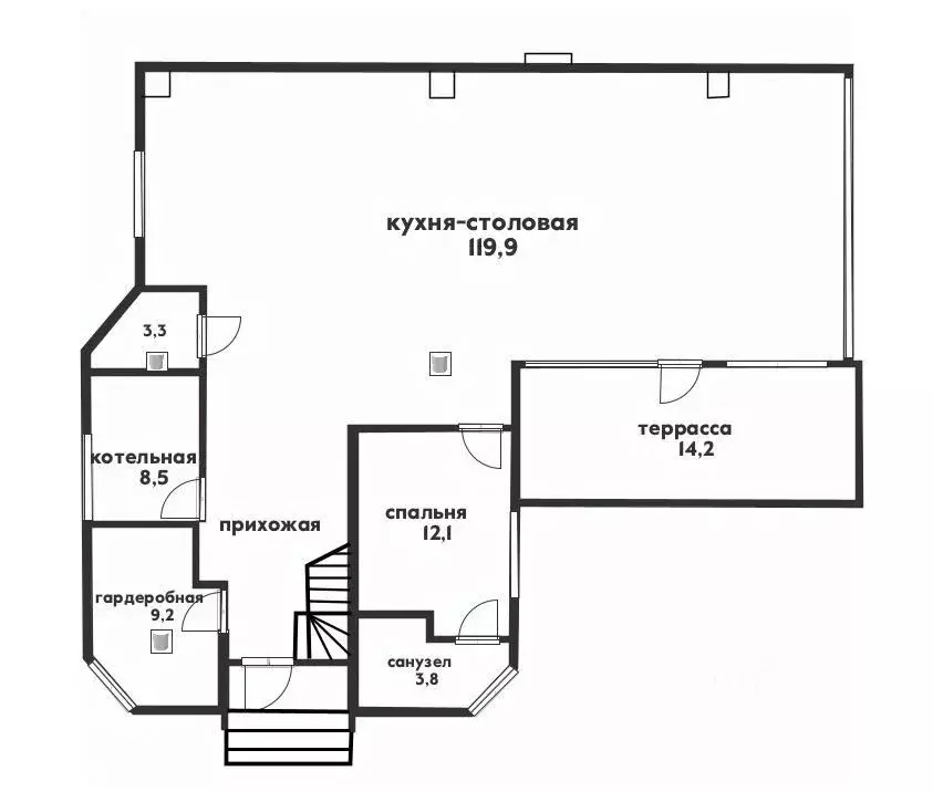 Дом в Краснодарский край, Геленджик городской округ, с. Возрождение ... - Фото 2