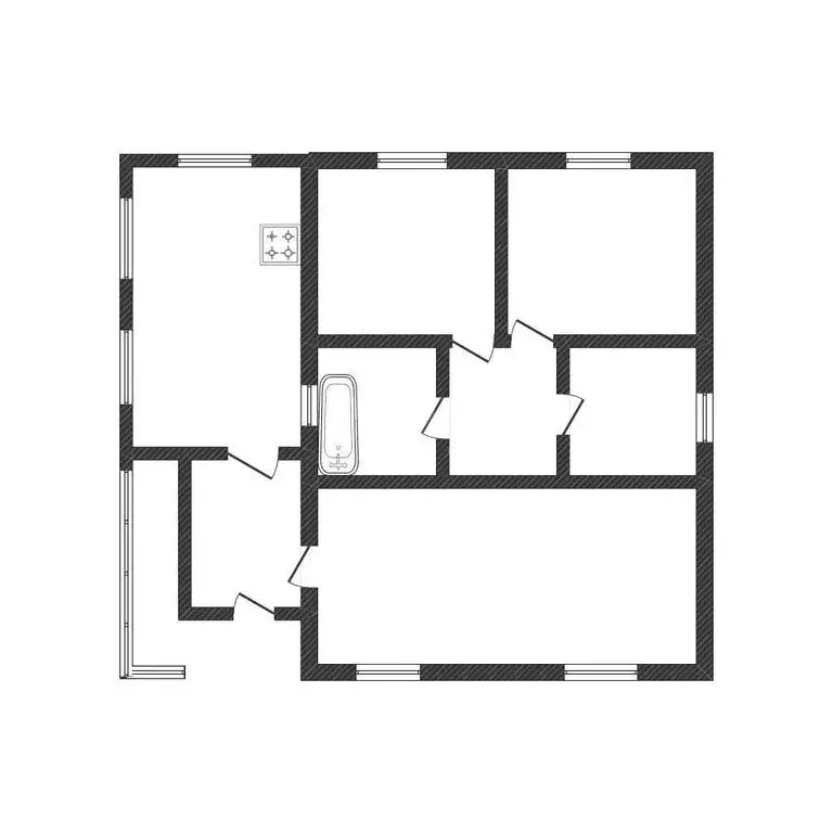 Дом в Белгородская область, рабочий посёлок Вейделевка, улица Маршала ... - Фото 1