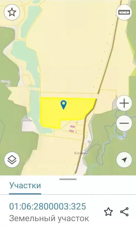 Участок в Адыгея, Теучежский район, Пчегатлукайское с/пос, Кочкин хут. ... - Фото 1