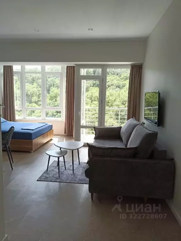 Студия Крым, Ялта муниципальный округ, пос. Даниловка ул. Лесная, 4В ... - Фото 1