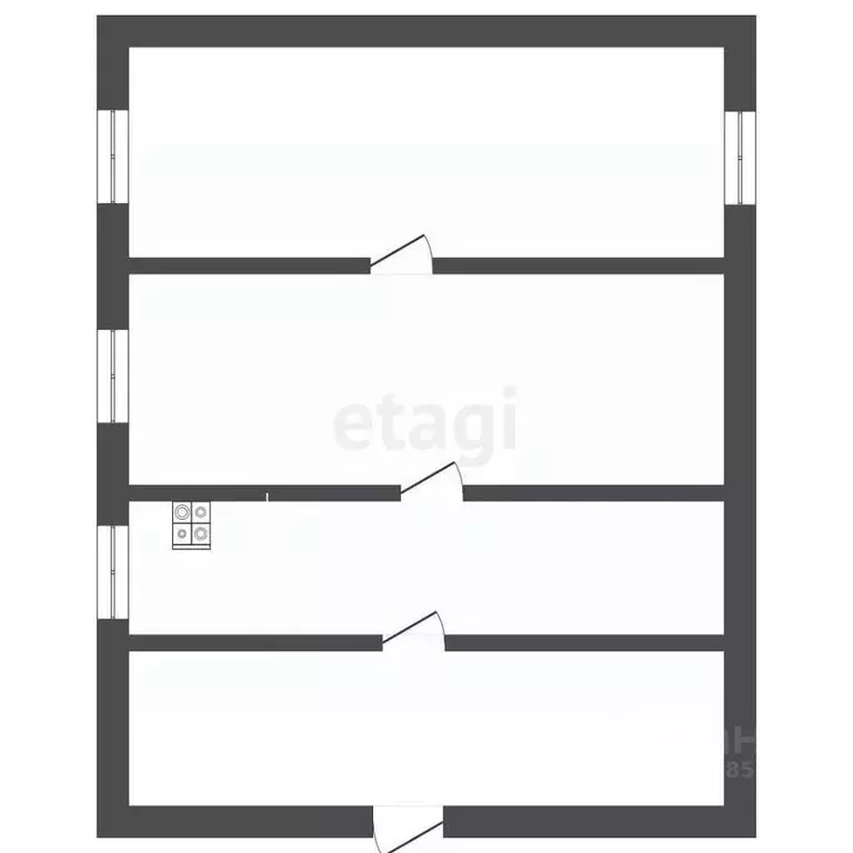 2-к кв. Воронежская область, Борисоглебск Бланская ул., 90 (26.0 м) - Фото 1
