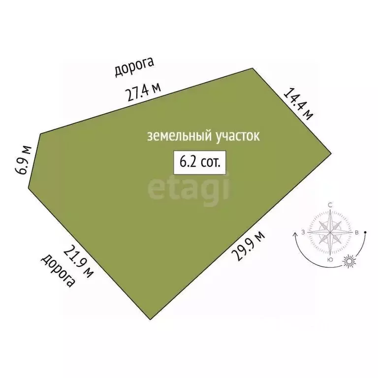 Участок в Тюменская область, Тюменский муниципальный округ, с. Чикча, ... - Фото 2