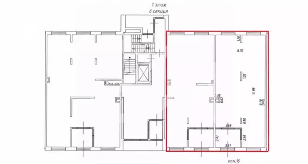 Торговая площадь в Москва Цимлянская ул., 3к2 (196 м) - Фото 2