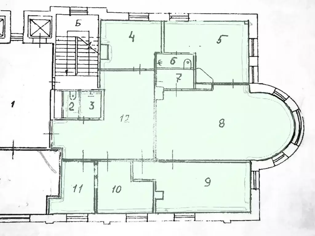 Офис в Москва Старая Басманная ул., 36С2 (122 м) - Фото 1