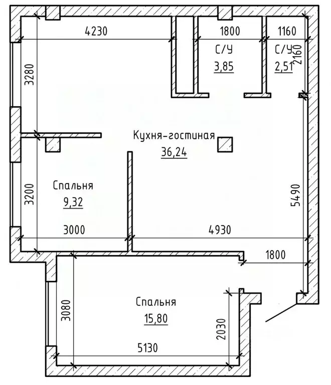 2-к кв. Кабардино-Балкария, Нальчик ул. Героя России Т.М. Тамазова ... - Фото 2