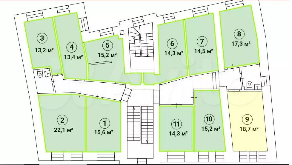 Офисы у метро Трубная 17.3м - Фото 0