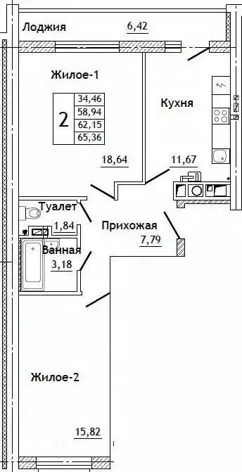 2-к кв. Смоленская область, Смоленский муниципальный округ, д. ... - Фото 0