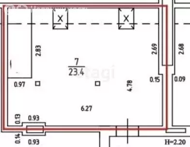 2-комнатная квартира: Зеленоградск, улица Автомобилистов, 9 (80 м) - Фото 1
