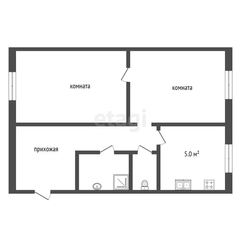 3-комнатная квартира: посёлок городского типа Голышманово, Тюменская ... - Фото 1