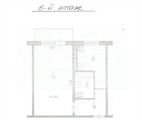 1-к кв. Крым, Керчь ул. Буденного, 9 (30.6 м) - Фото 1