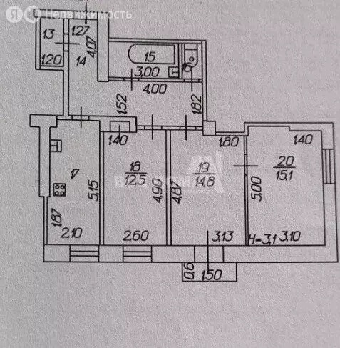 3-комнатная квартира: Ставрополь, площадь Ленина, 3 (73.1 м) - Фото 2