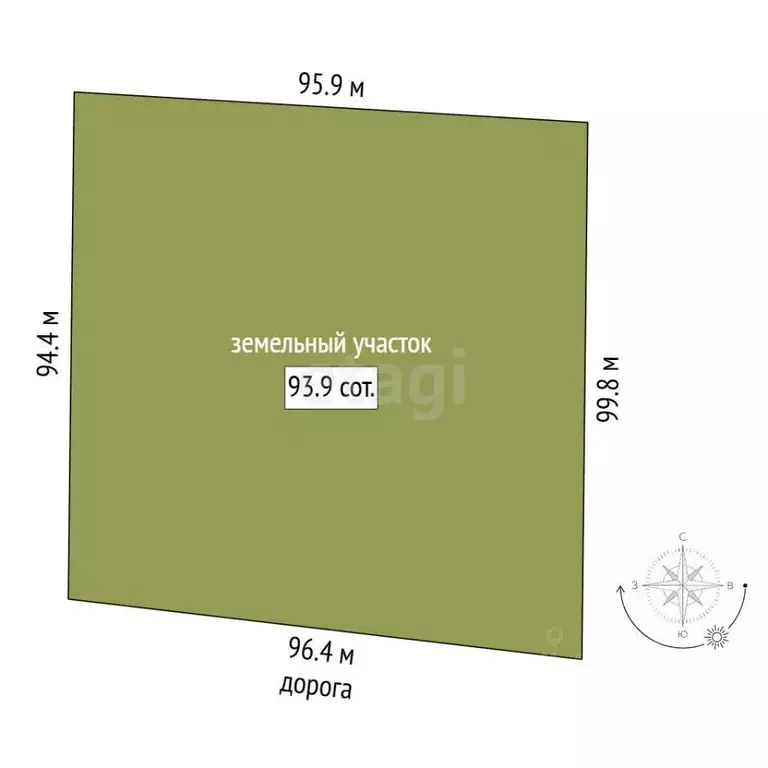 Участок в Крым, Кировский район, Золотополенское с/пос, с. Возрождение ... - Фото 2