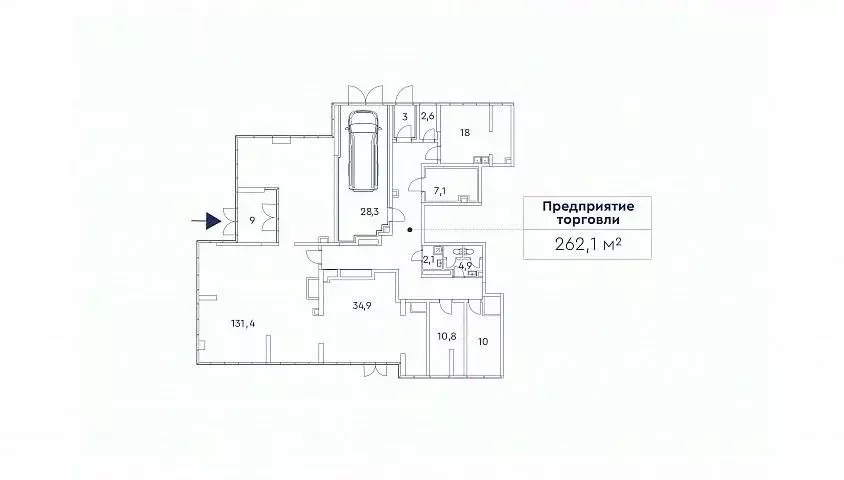 Помещение свободного назначения в Москва Миклухо-Маклая ул., вл23 (262 ... - Фото 2