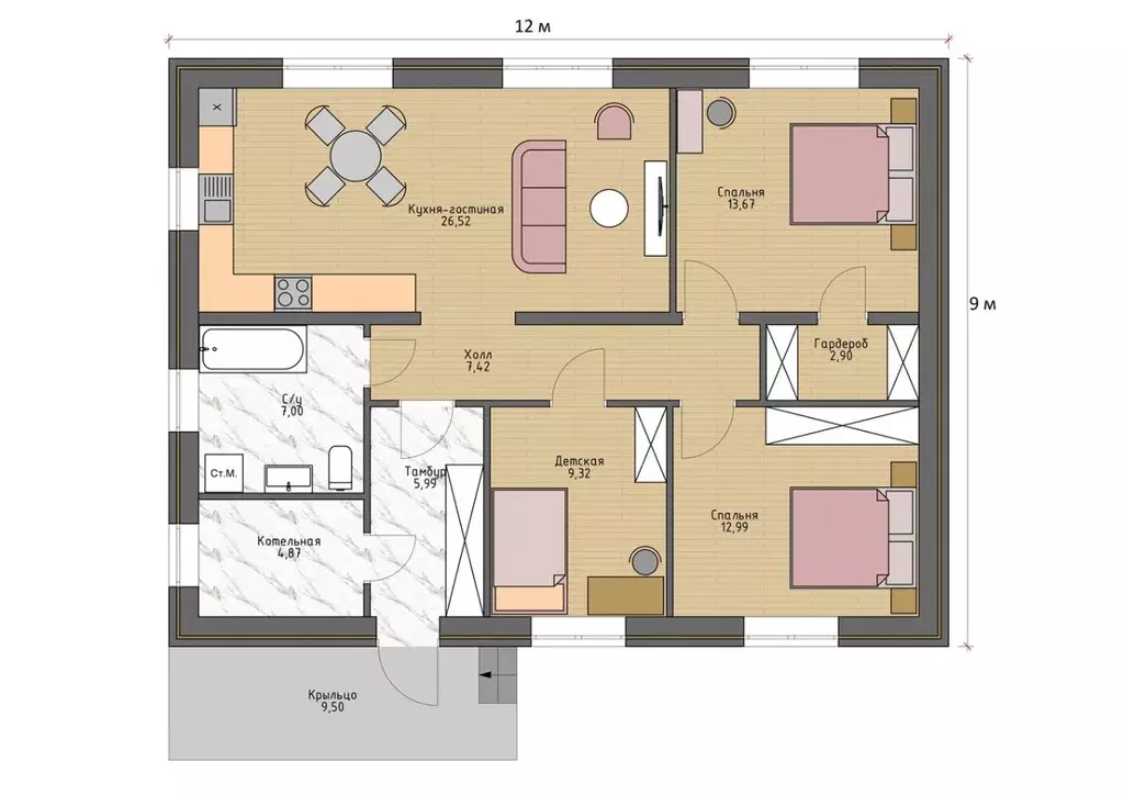 Дом в Башкортостан, Уфимский район, Дмитриевский сельсовет, д. ... - Фото 2