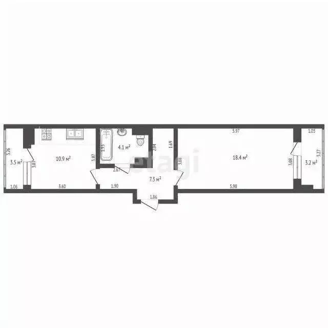 1-к кв. Краснодарский край, Краснодар ул. Героев-Разведчиков, 11/5 ... - Фото 0