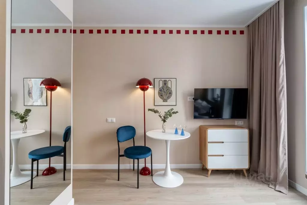 Студия Москва Новоостаповская ул., 20 (21.0 м) - Фото 1