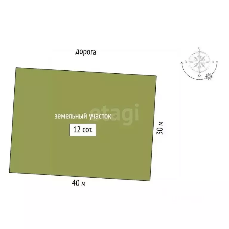 Участок в Ростовская область, пос. Веселый ул. Береговая (12.0 сот.) - Фото 1