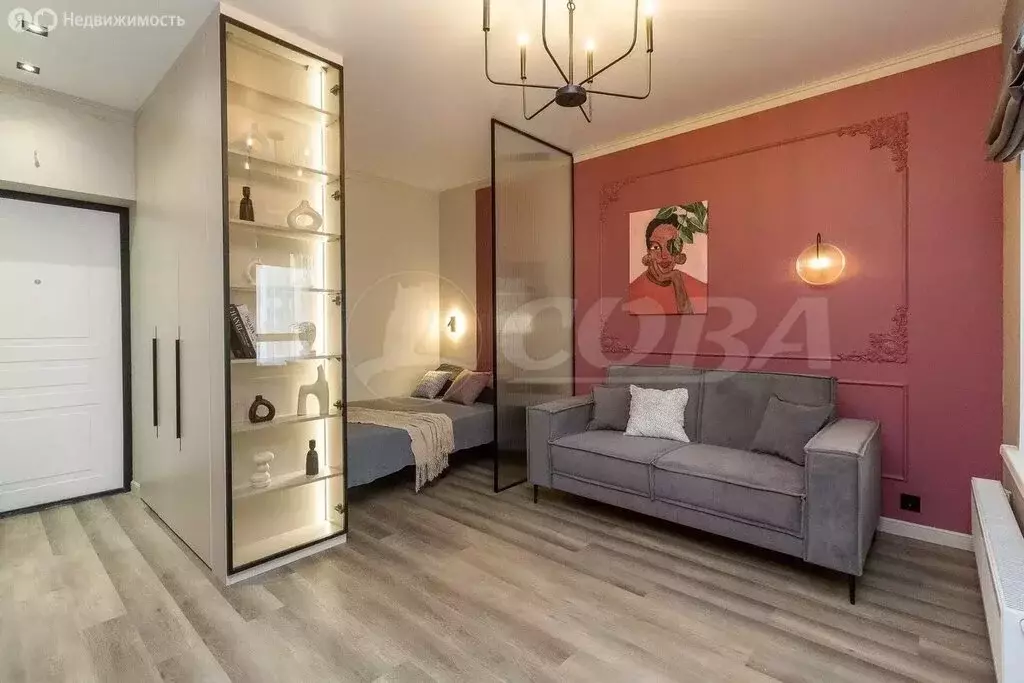 Квартира-студия: Тюмень, улица Пожарных и Спасателей, 3к1 (32 м) - Фото 0