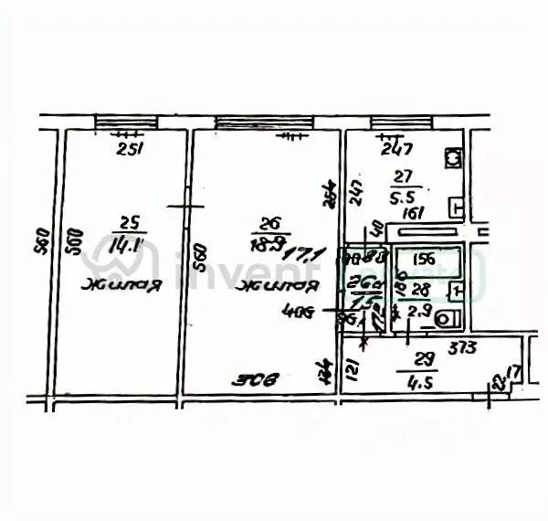 2-к кв. Калининградская область, Калининград Пионерская ул., 48 (45.6 ... - Фото 1