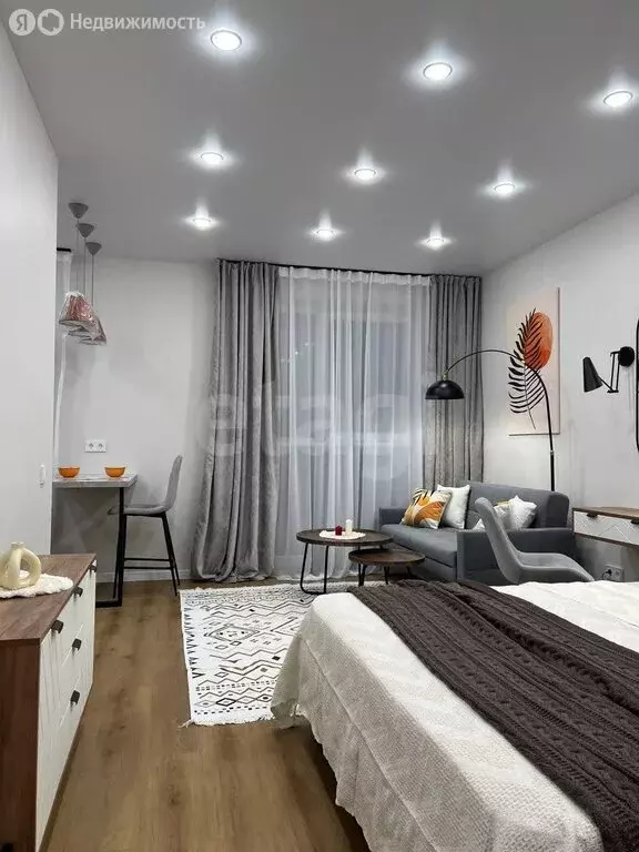 Квартира-студия: посёлок Малое Исаково, Гурьевская улица, 21к3 (34 м) - Фото 2