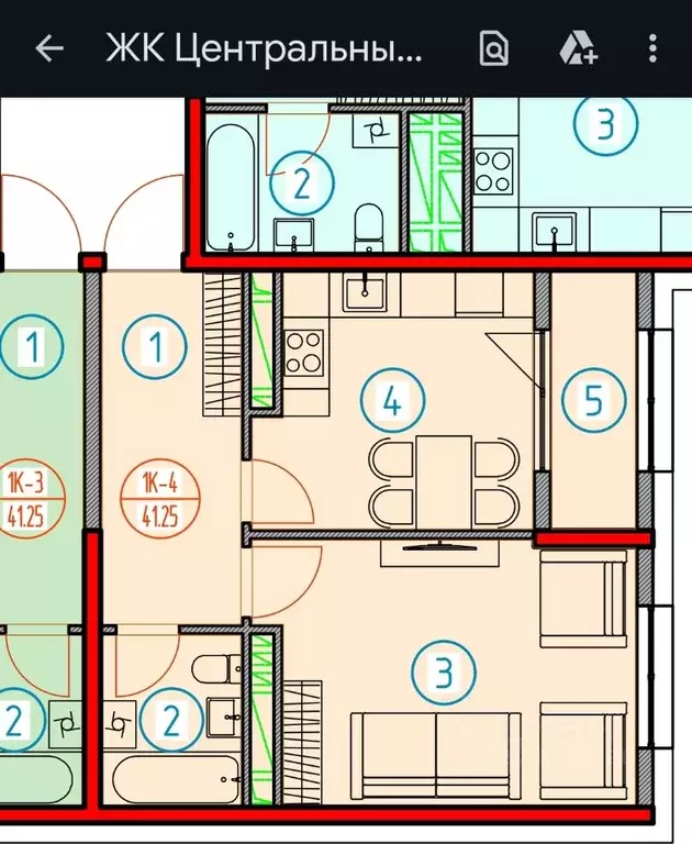 1-к кв. Чеченская республика, Грозный ул. Мовлида Алероевича ... - Фото 2