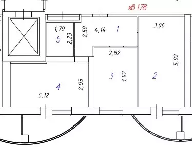 Продаётся 2-к квартира, 56.6 м - Фото 0