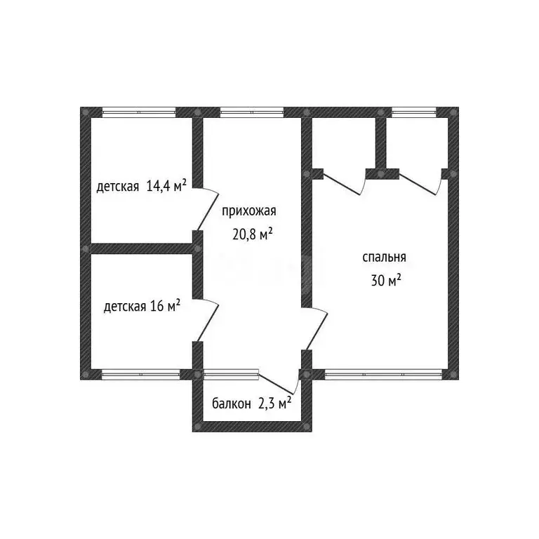 Дом в посёлок городского типа Семендер, улица Хуторянского (170 м) - Фото 1