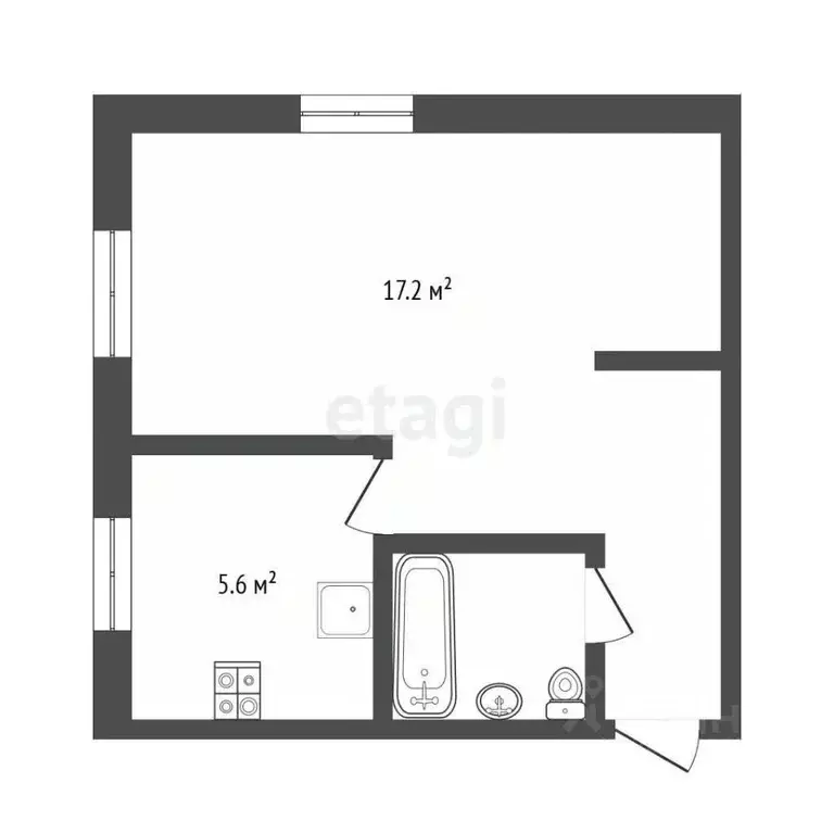 1-к кв. Камчатский край, Петропавловск-Камчатский Ленинская ул., 67 ... - Фото 2