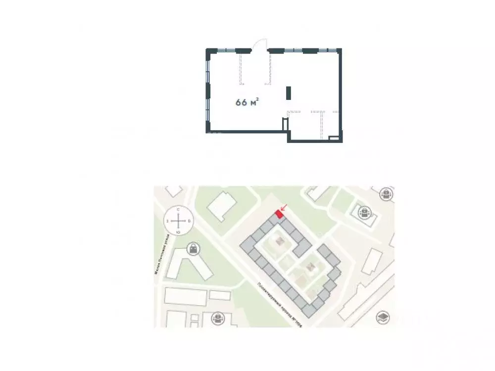 Торговая площадь в Москва Малая Почтовая ул., 12 (66 м) - Фото 2