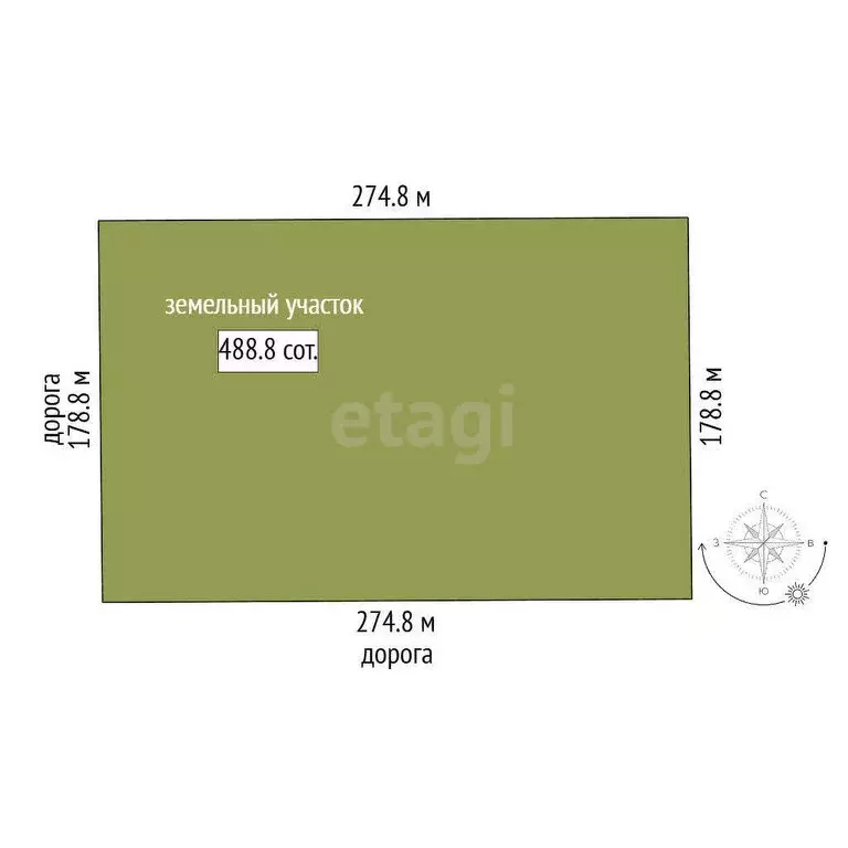 Участок в Жемчужина Крыма, Кооперативная улица (48.881 м) - Фото 1