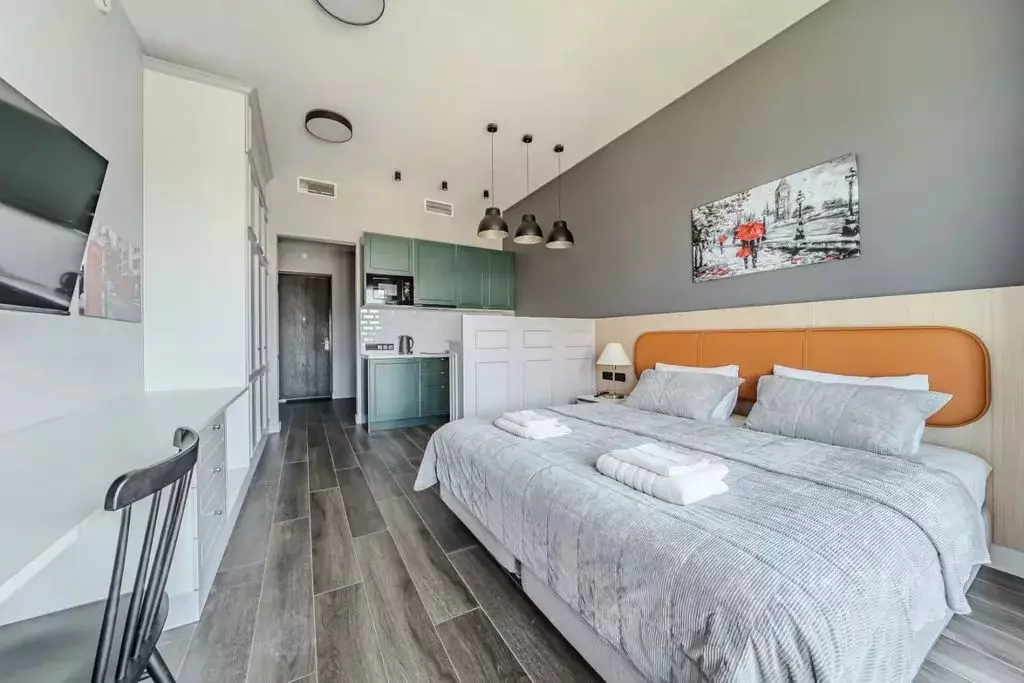 Студия Санкт-Петербург наб. Макарова, 58 (29.0 м) - Фото 1