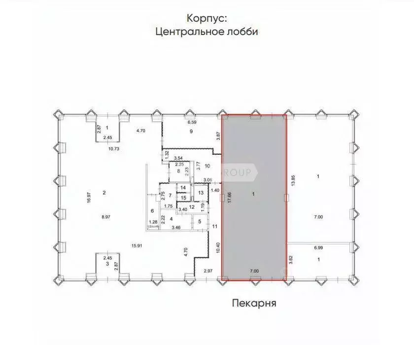 Помещение свободного назначения в Москва 1-й Сетуньский проезд, 8 (127 ... - Фото 1