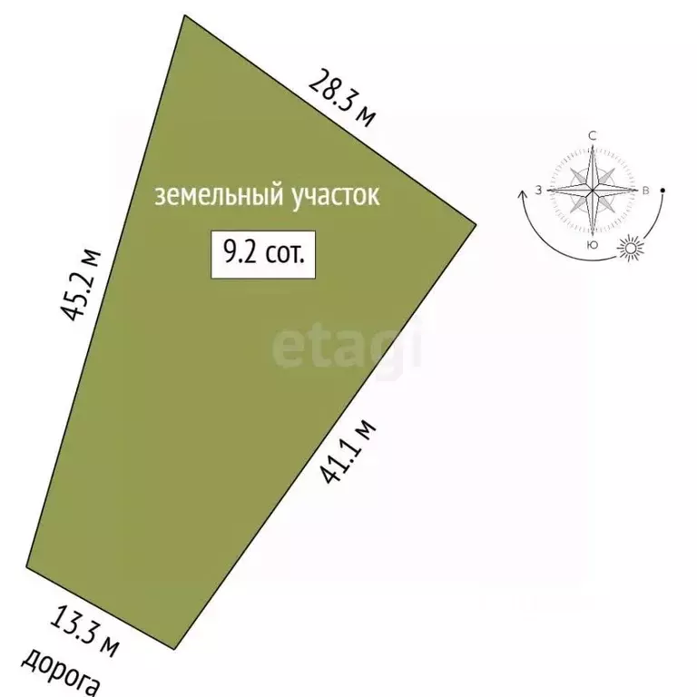 Участок в Саха (Якутия), Якутск ул. Три Сосны, 65/5 (9.2 сот.) - Фото 1