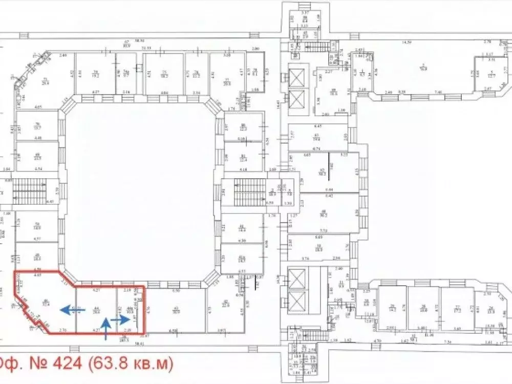 Офис в Москва Лесная ул., 43 (64 м) - Фото 2