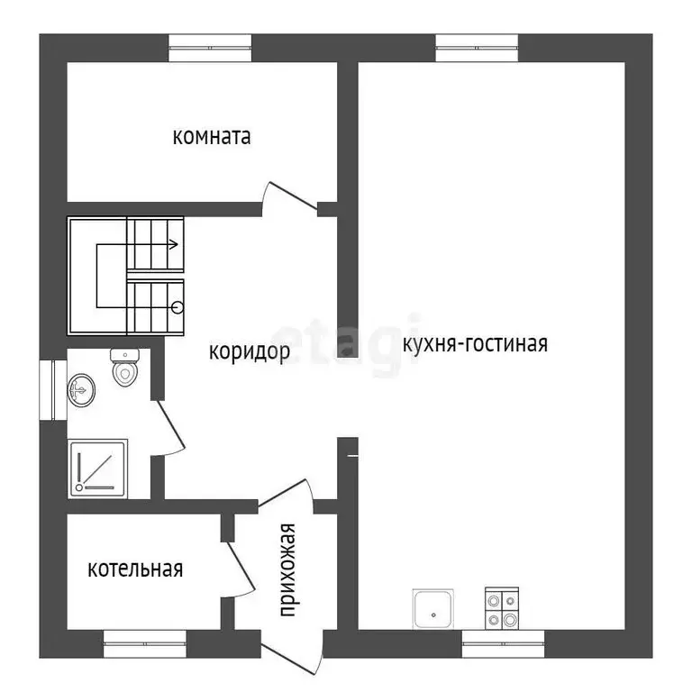 Дом в Новоподклетное, улица Генерала Кривошеина (170.7 м) - Фото 1