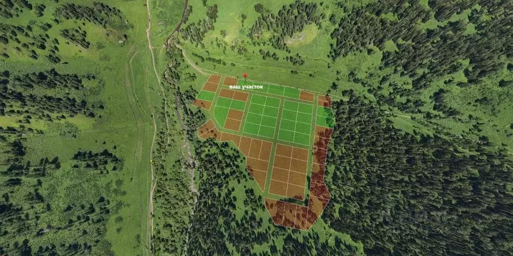 Участок в Алтай, Чемальский район, Элекмонарское с/пос  (13.6 сот.) - Фото 2