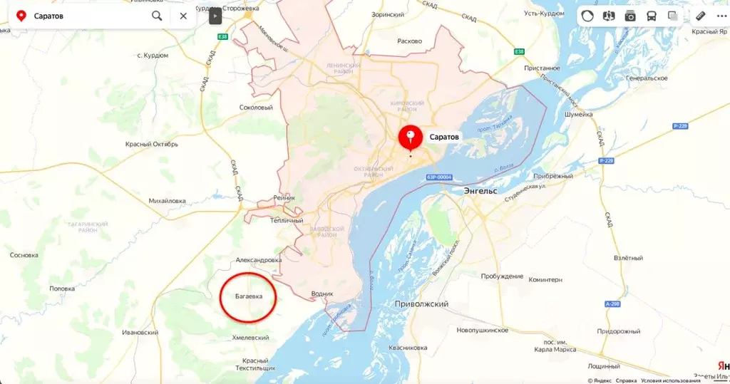 Участок в Саратовская область, с. Багаевка ул. Волжская, 10 (30.0 ... - Фото 2