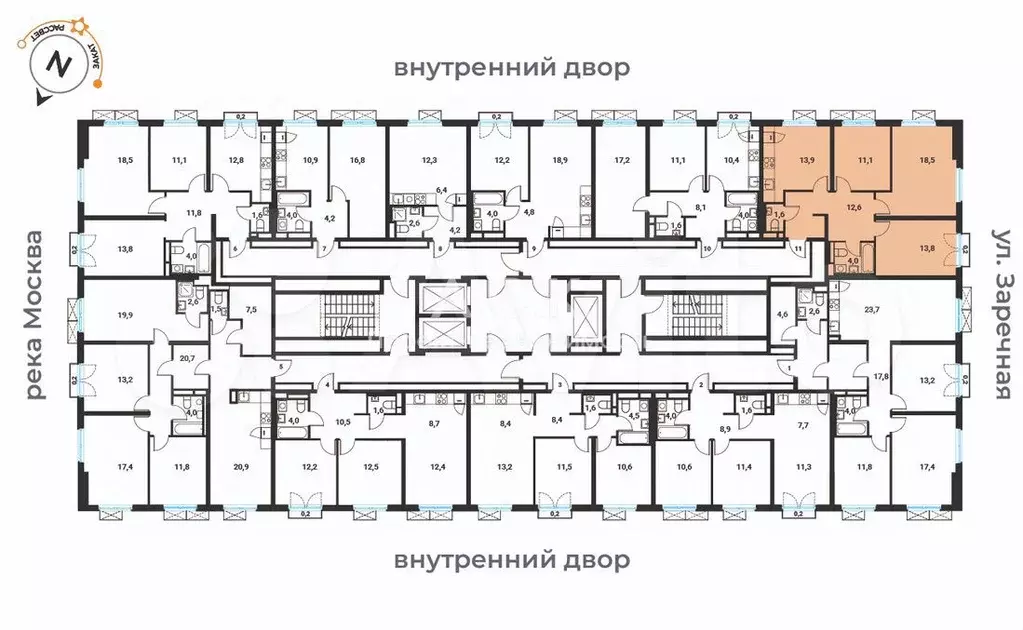 Аукцион: 3-к. квартира, 75,9 м, 19/20 эт. - Фото 0